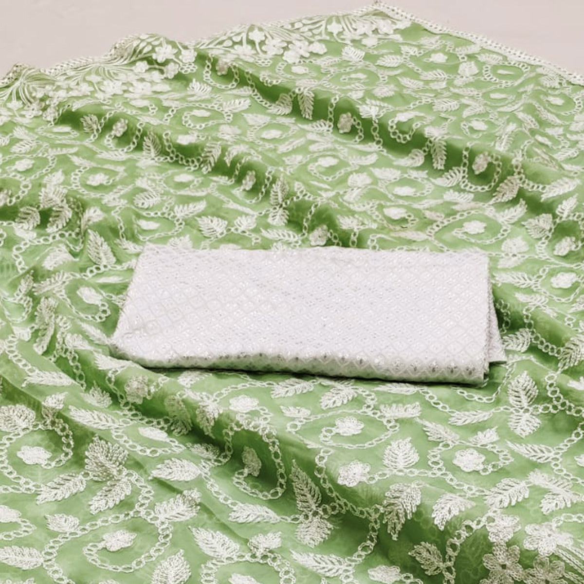 green-lucknowi-embroidered-organza-saree