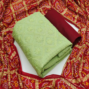 green-embroidered-chanderi-dress-material-4