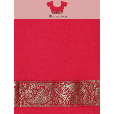 Blue Woven Kanjivaram Silk Saree