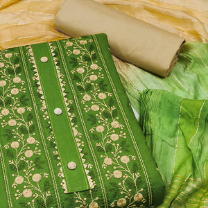green-floral-embroidered-poly-cotton-dress-material