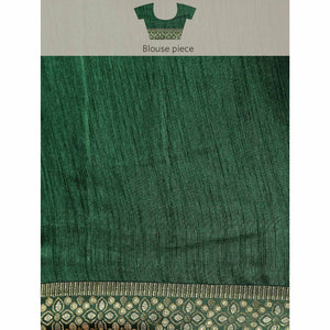 green-floral-foil-printed-vichitra-silk-saree