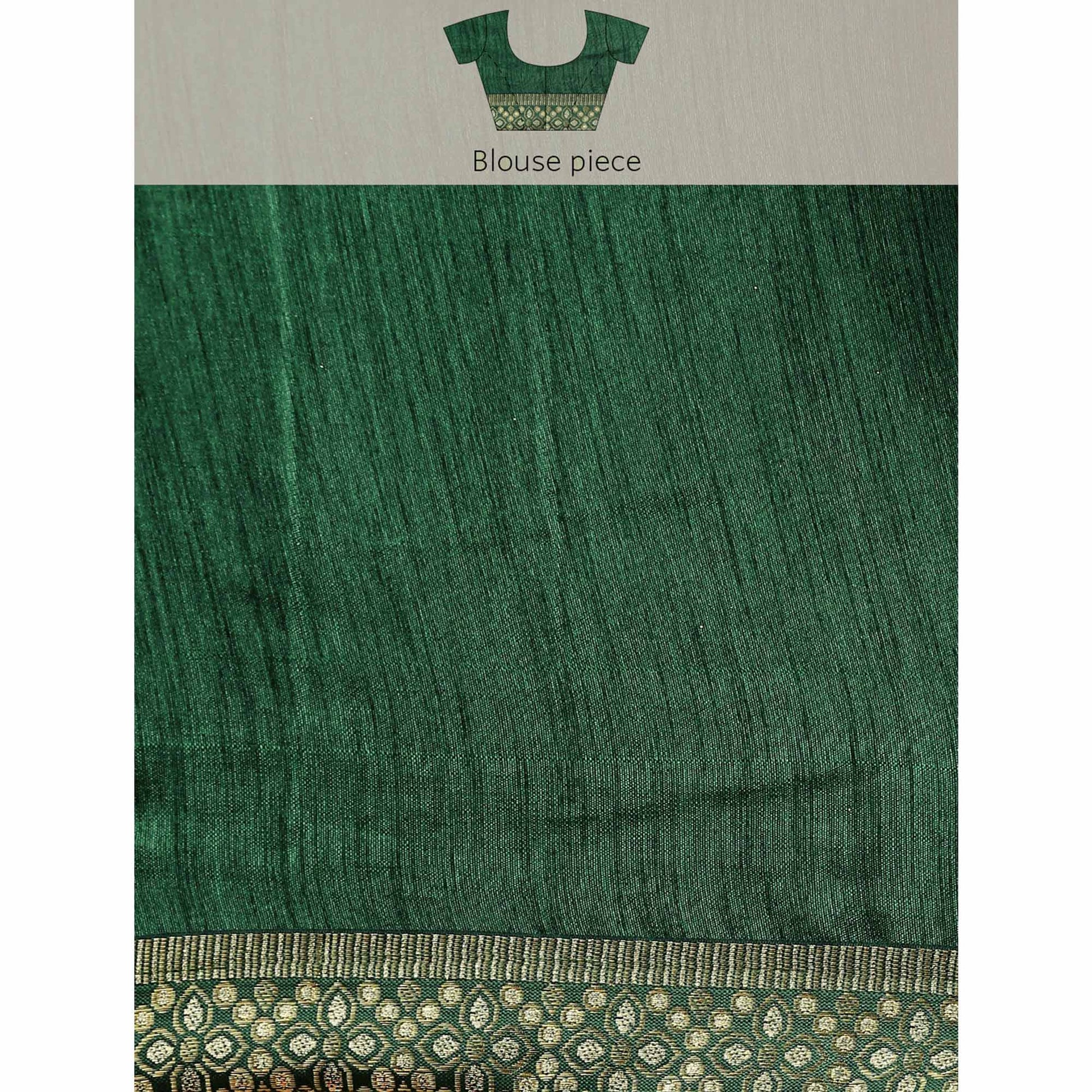 green-floral-foil-printed-vichitra-silk-saree