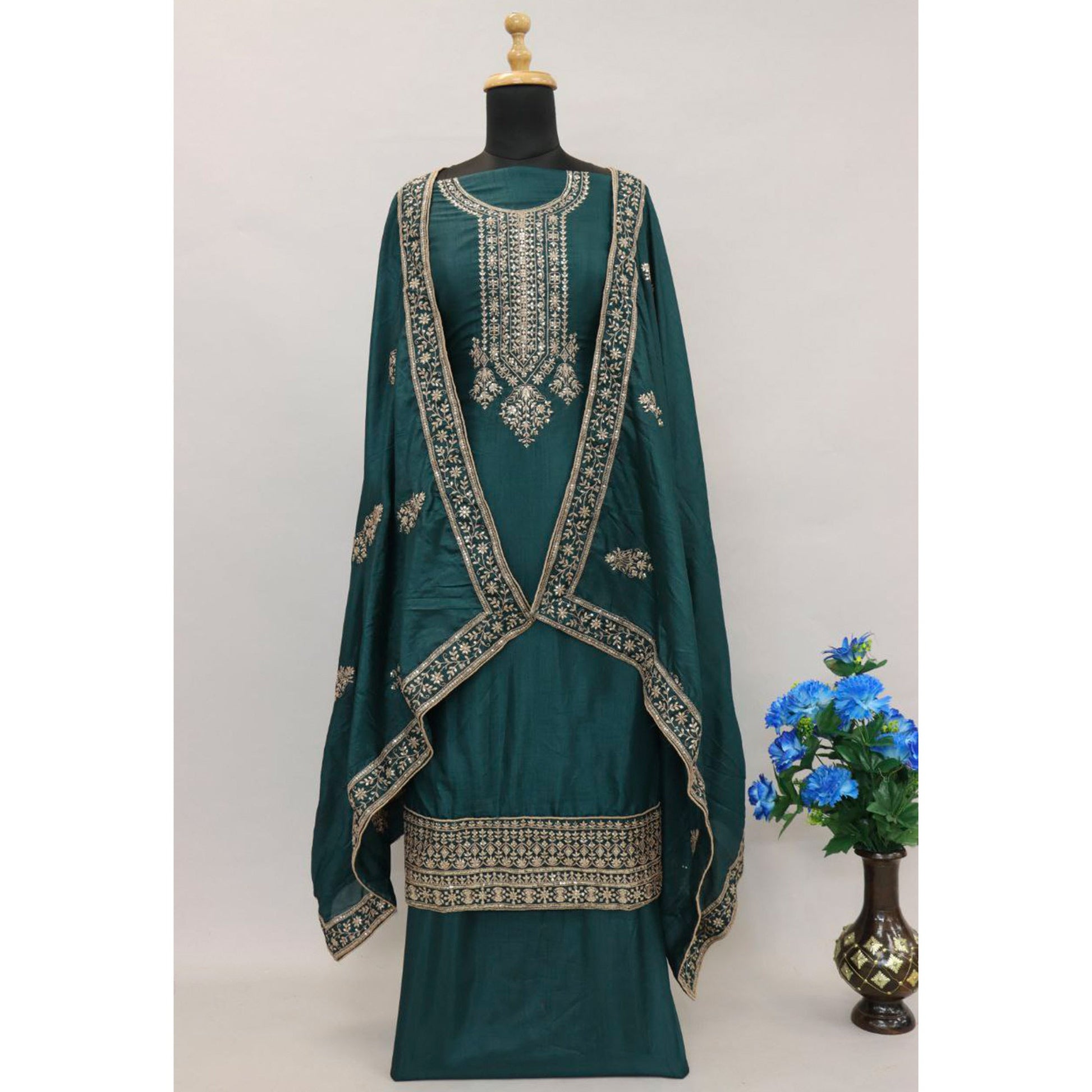 green-embroidered-dola-silk-salwar-suit-1