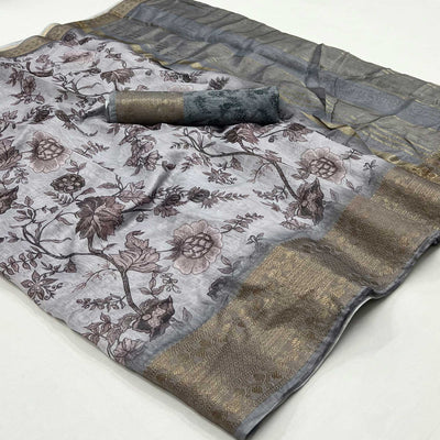 grey-floral-digital-printed-pure-cotton-saree