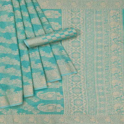 Firoji Festive Wear Woven Cotton Saree