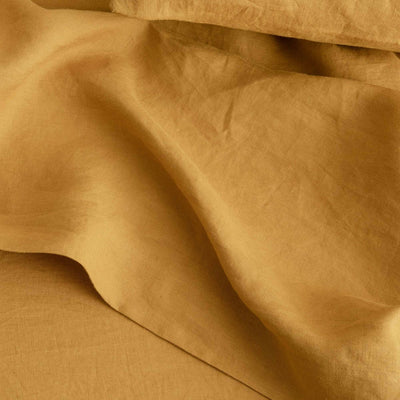 European Flax Linen Flat Sheet by Cultiver