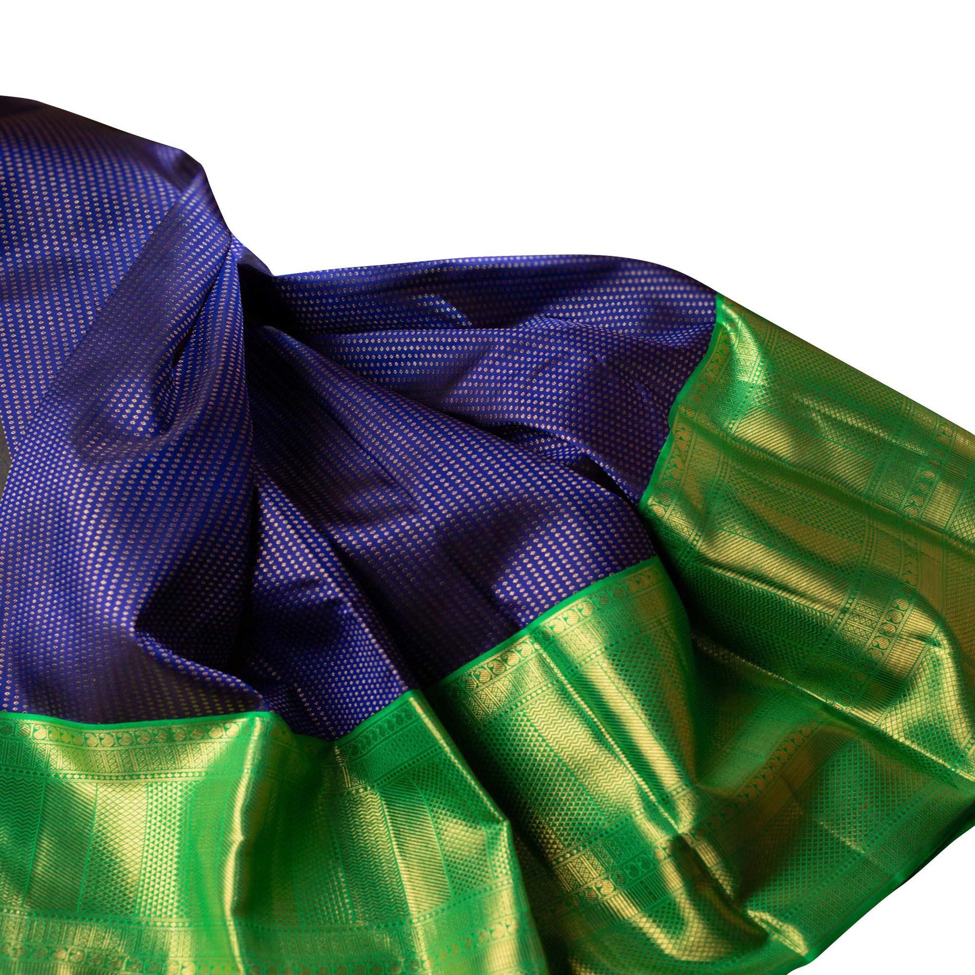Flaunt Bottle Green Colored Festive Wear Nylon Lichi Silk Saree