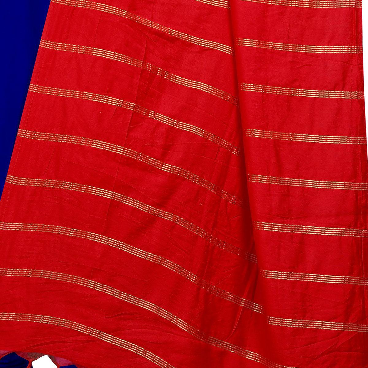 Flaunt Red Colored Festive Wear Cotton Dupatta