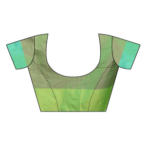 Flirty Orange-Multi Festive Wear Woven Art Silk Saree