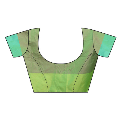 Flirty Orange-Multi Festive Wear Woven Art Silk Saree