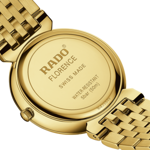 Rado Florence Diamonds Golden Yellow Dial Unisex 38mm