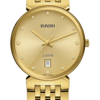 Rado Florence Diamonds Golden Yellow Dial Unisex 38mm