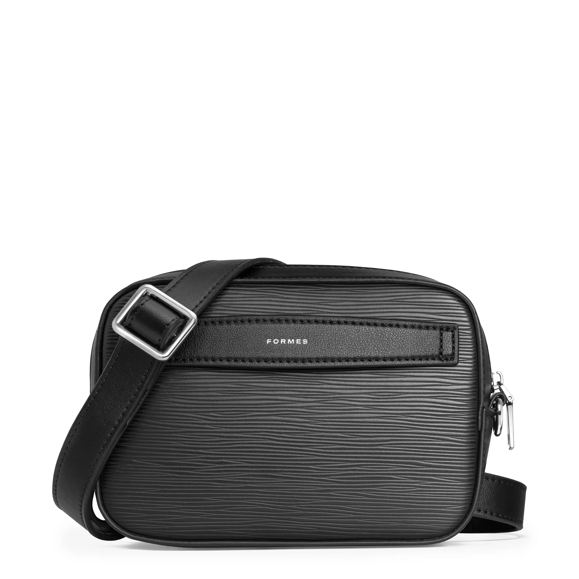 Formes Adapt Ripple Nero Mini Crossbody Bag