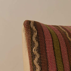 Vintage Lumbar Pillow No. 350, 12" x 20"
