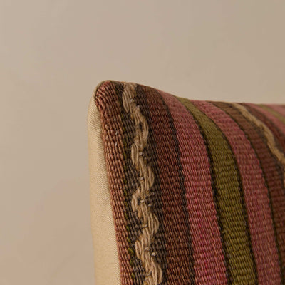 Vintage Lumbar Pillow No. 350, 12" x 20"