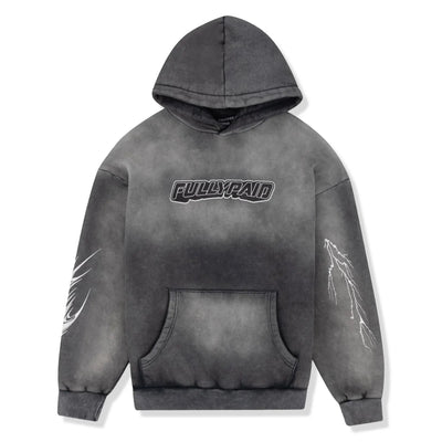 Fully Paid Acid Wash Grey Hoodie