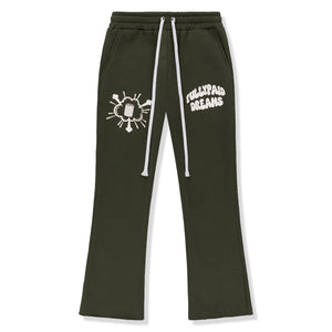 Fully Paid Dreams Khaki White Joggers