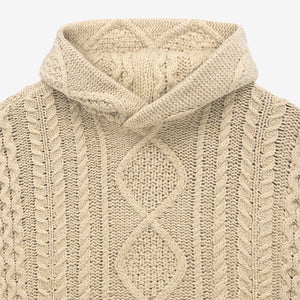 Cable Knit Hoodie