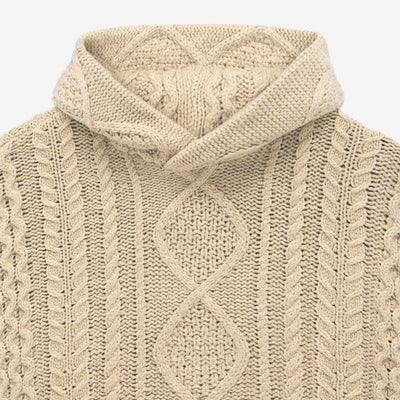 Cable Knit Hoodie