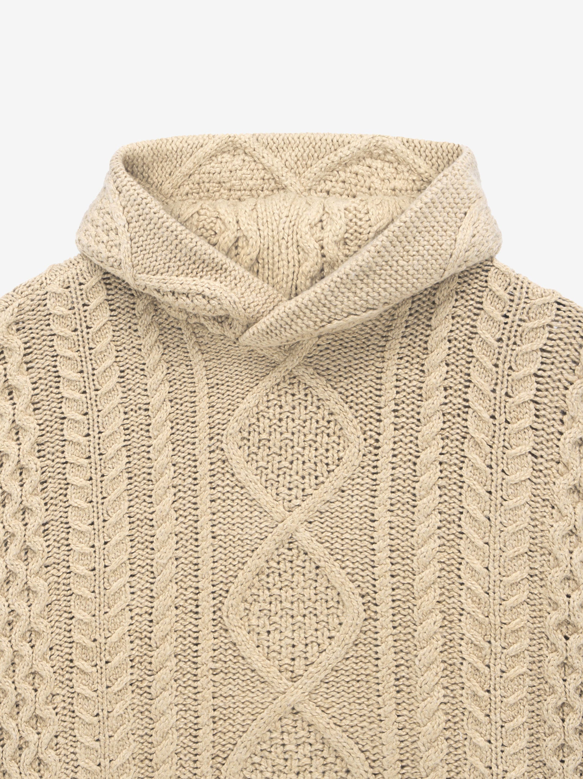 Cable Knit Hoodie
