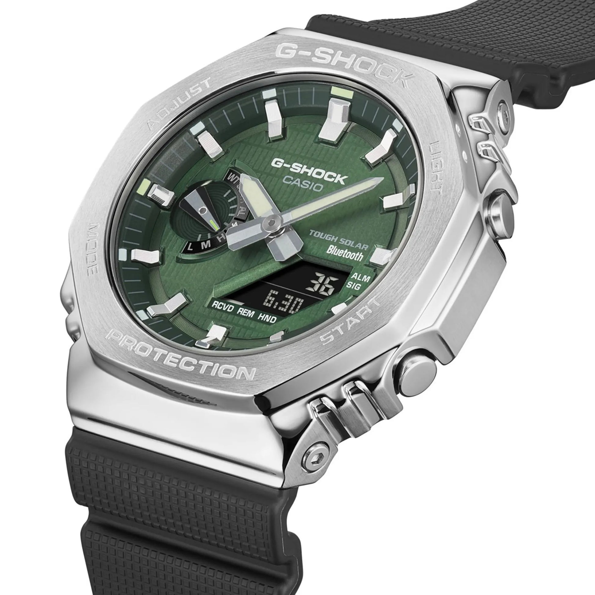 G-Shock Casio GBM-2100A-1A3ER Green Silver