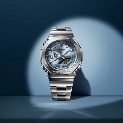 G-Shock Casio GM-2110-2AER Blue Silver