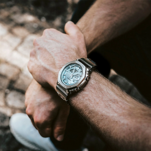 G-Shock Casio GM-2110-2AER Blue Silver