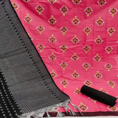 Gajri Casual Wear Printed Cotton Dress Material
