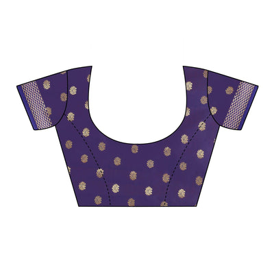 Gajri Pink Festive Wear Woven Soft Silk Saree With Jacquard Border