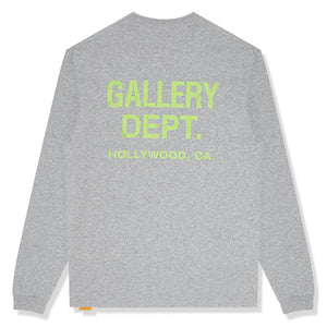 Gallery Dept. Souvenir Logo L/S Heather Grey T Shirt