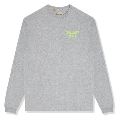 Gallery Dept. Souvenir Logo L/S Heather Grey T Shirt