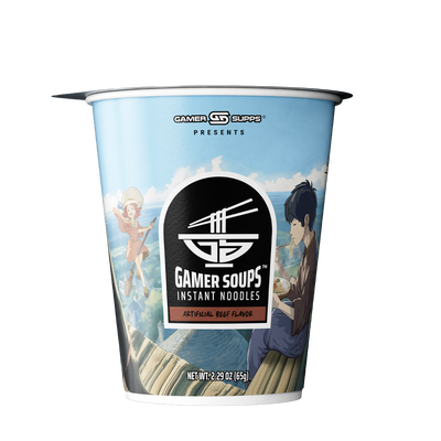 Gamer Soups Instant Noodles - Beef (Single Cup)