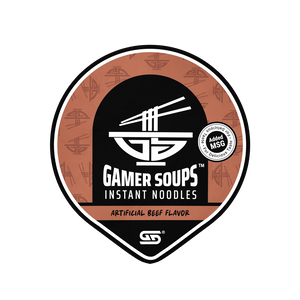 Gamer Soups Instant Noodles - Beef (Single Cup)