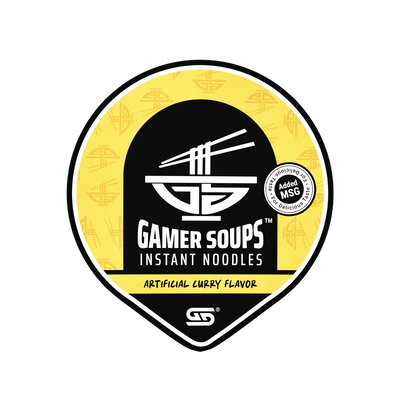 Gamer Soups Instant Noodles - Variety Pack (4 Cup Box)