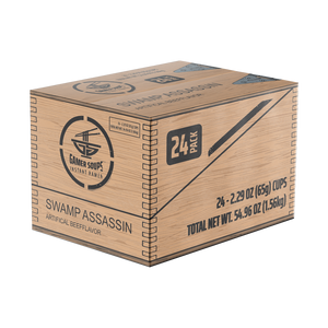 Gamer Soups Instant Noodles - Swamp Assassin (24 Cup Box)