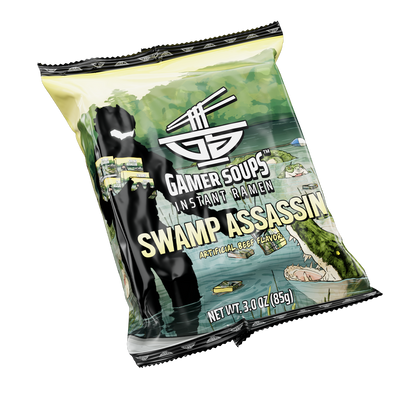 Gamer Soups Instant Noodles- Swamp Assassin Bricks (5 Pack)