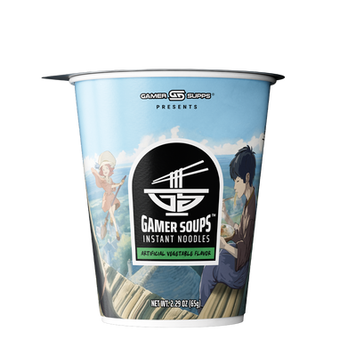 Gamer Soups Instant Noodles - Vegetable (24 Cup Box)