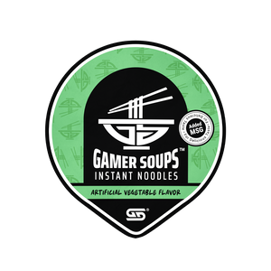 Gamer Soups Instant Noodles - Vegetable (24 Cup Box)