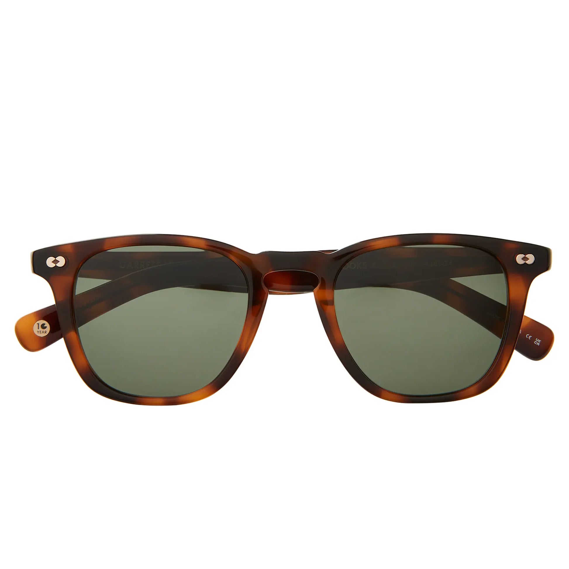 Garrett Leight Brooks X Forever Classic Spotted Brown Shell Sunglasses