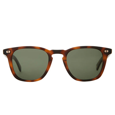 Garrett Leight Brooks X Forever Classic Spotted Brown Shell Sunglasses