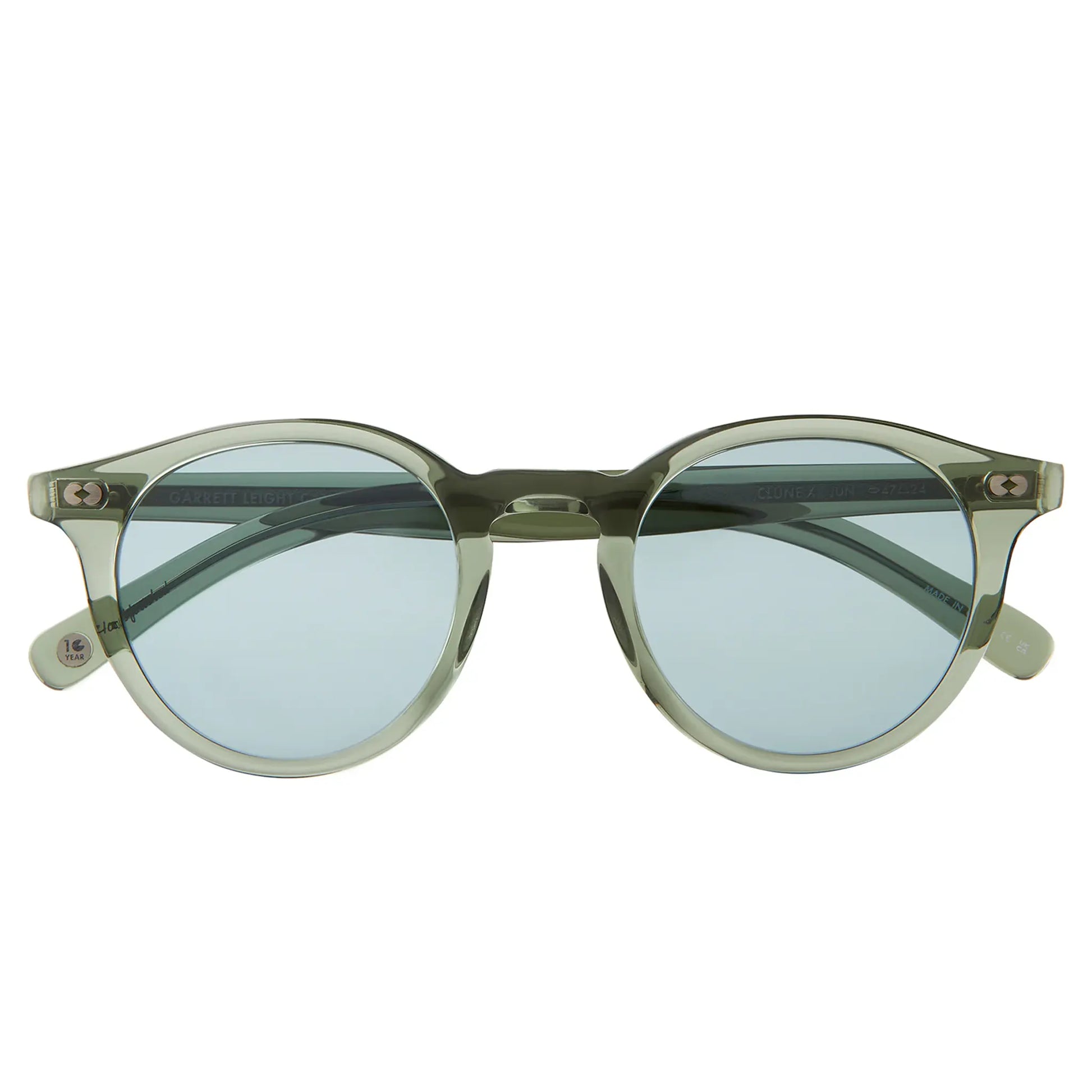 Garrett Leight Clune X Forever Classic Juniper Sunglasses