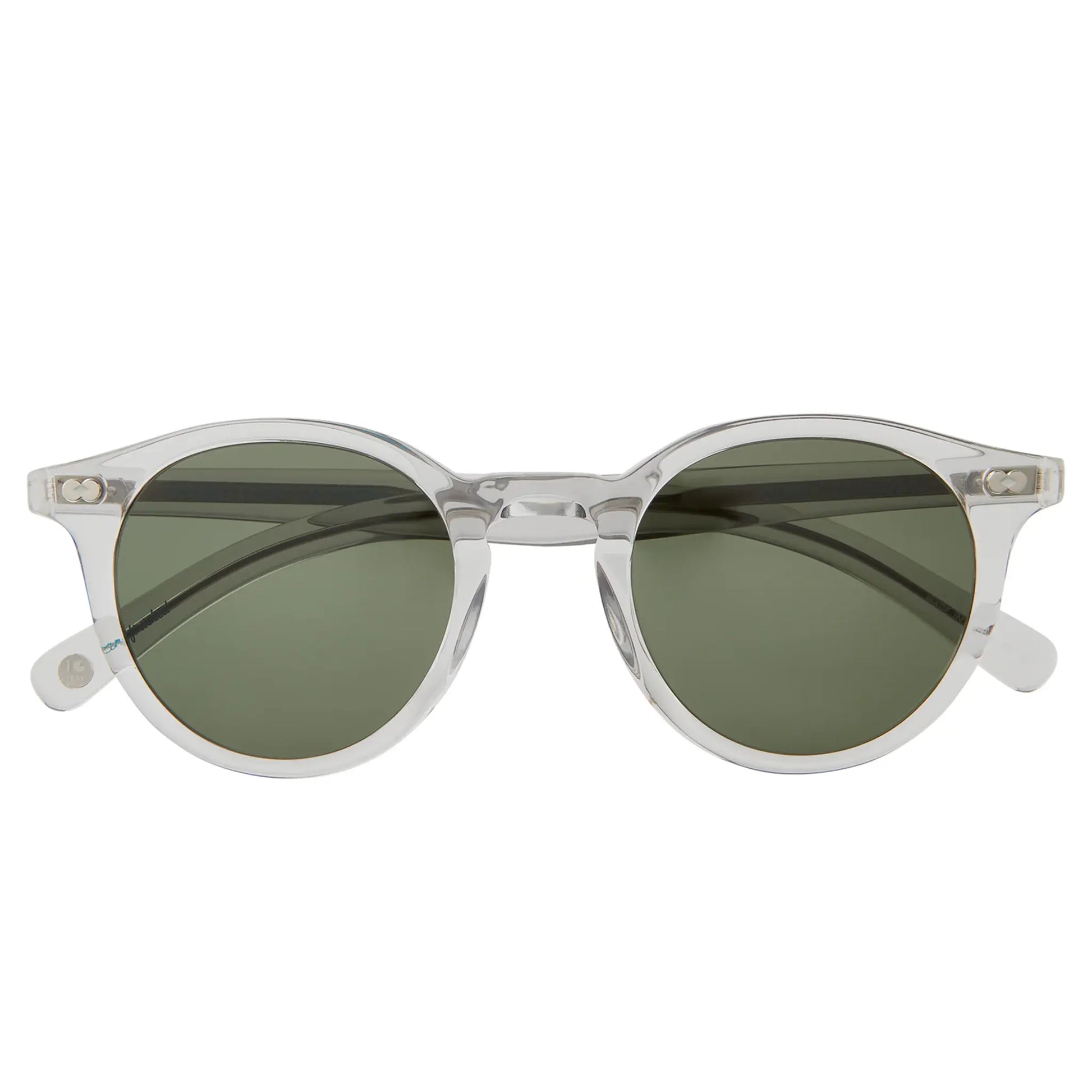 Garrett Leight Clune X Forever Classic Light Grey Sunglasses