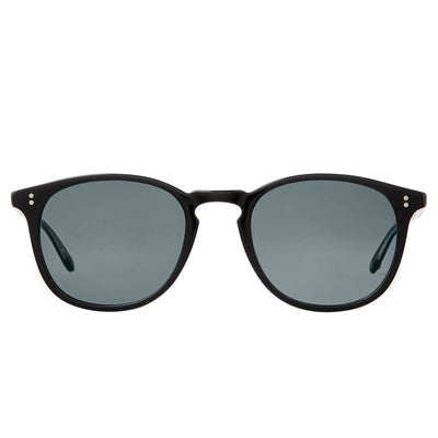 Garrett Leight Kinney Forever Classic Black Pure Smoke Sunglasses