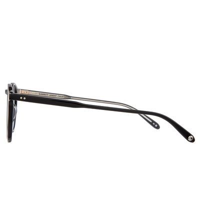 Garrett Leight Kinney Forever Classic Black Pure Smoke Sunglasses