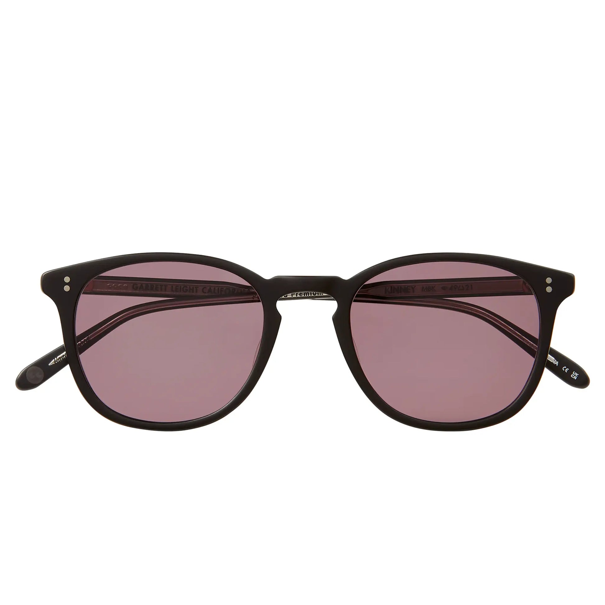 Garrett Leight Kinney Forever Classic Matte Black Sunglasses