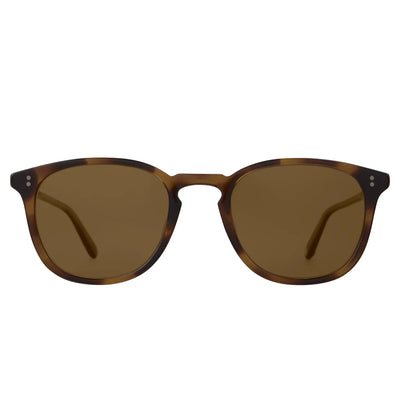 Garrett Leight Kinney Forever Classic Spotted Brown Shell Sunglasses
