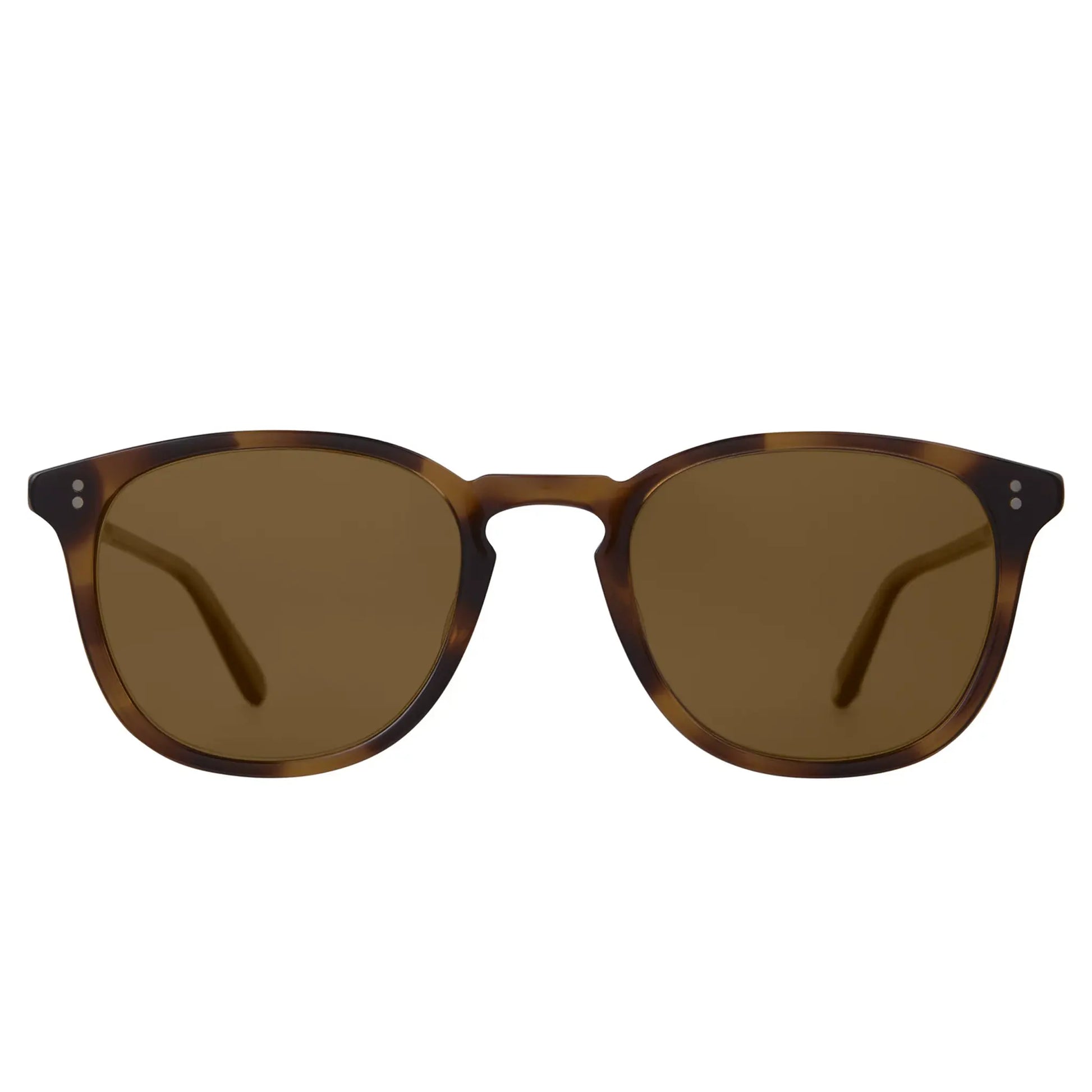 Garrett Leight Kinney Forever Classic Spotted Brown Shell Sunglasses