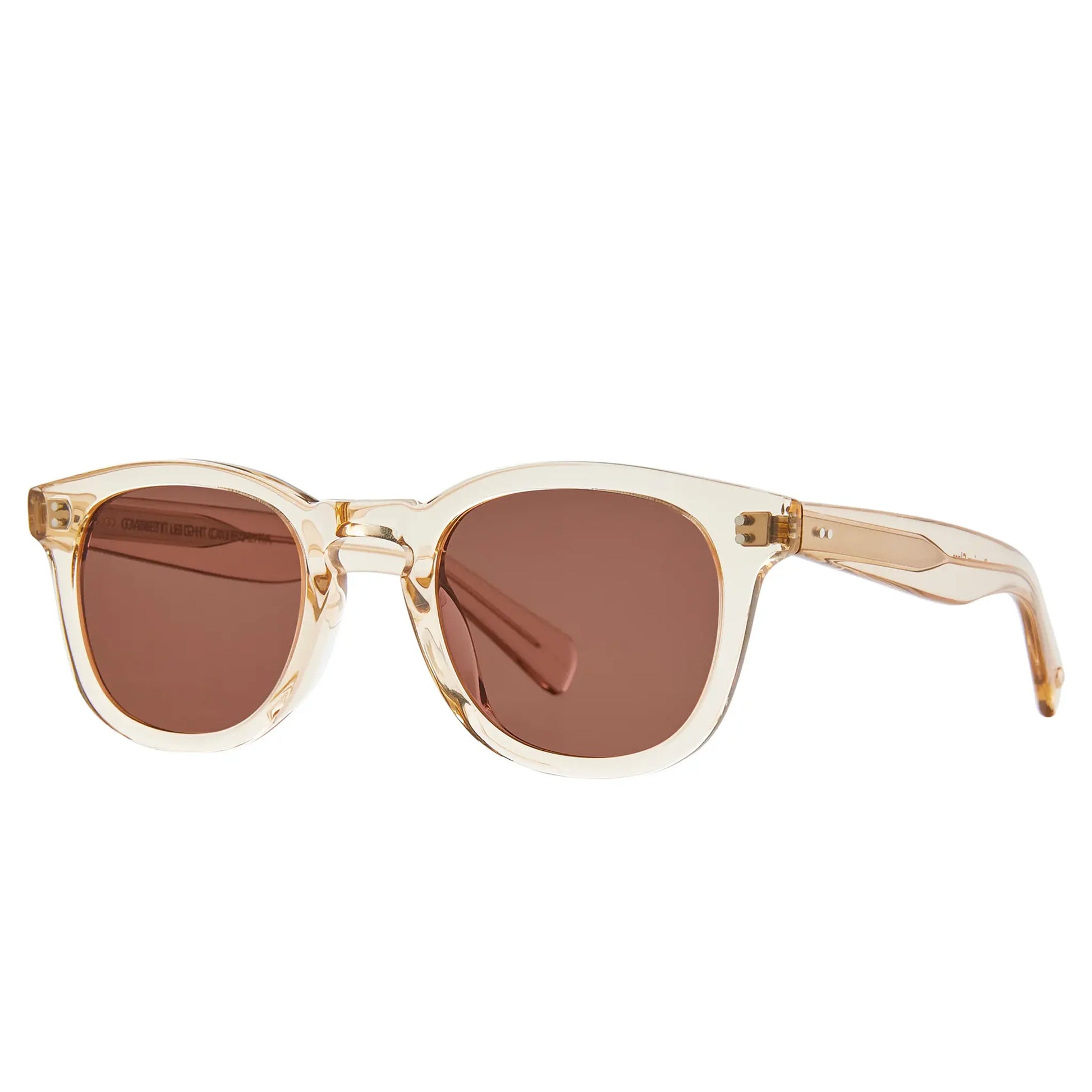 Garrett Leight Kinney II Forever Classic Champagne Sunglasses