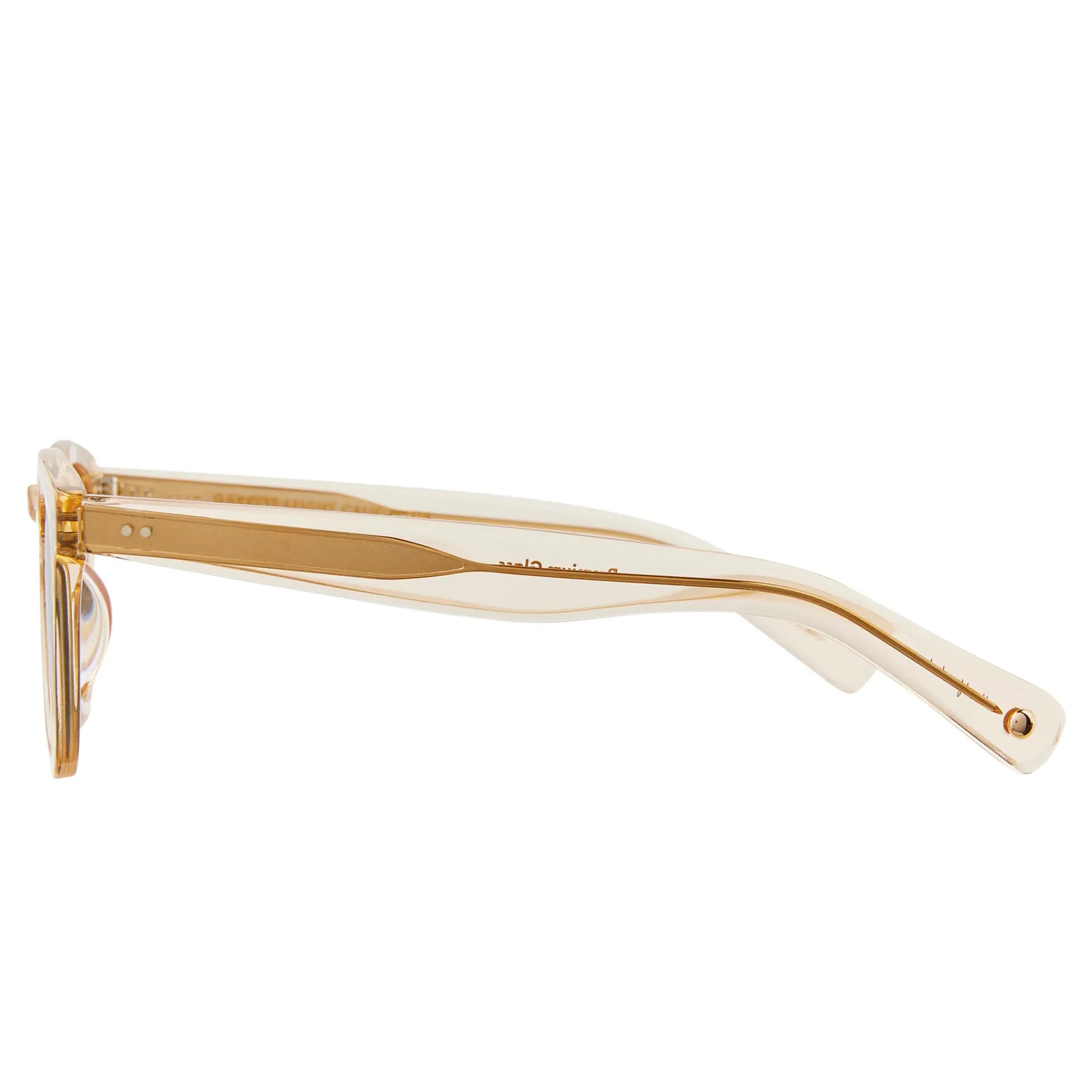 Garrett Leight Kinney II Forever Classic Champagne Sunglasses
