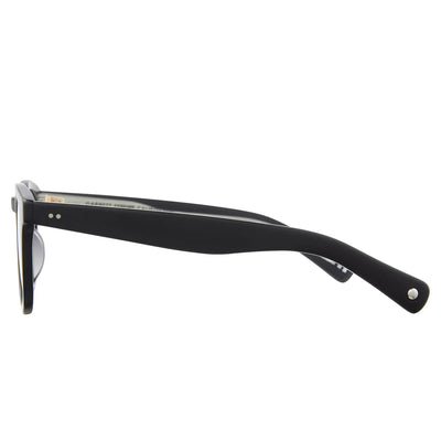 Garrett Leight Kinney II Forever Classic Matte Black Sunglasses